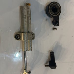 Amortiguador de dirección onlins y sujeción Yamaha R6 2007